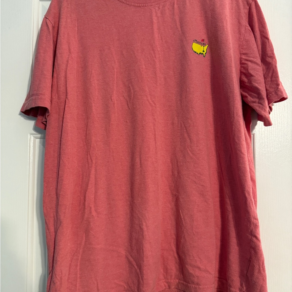 2022 Masters Coral Cotton T-Shirt Size Large